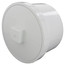 10" PVC DWV Fitting Cleanout Adapter w/ Plug