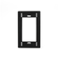 Single-Gang MOS Wallplate (Black)