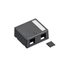 Surface-mount Quickport, Box, Plenum-rated, 2-port (Black)