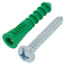 #12 Green Wing Conical Anchor Kit w/ Pan Head Combo Drive Screws