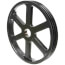 3 Groove Cast Iron Split Taper Sheave, A, B or 5V Belt, 18.68" OD