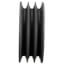 3 Groove Cast Iron Split Taper Sheave, A, B or 5V Belt,  6.28" OD