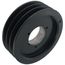 3 Groove Cast Iron Split Taper Sheave, A, B or 5V Belt, 7.43" OD