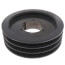 3 Groove Cast Iron Split Taper Sheave, A, B or 5V Belt, 7.68" OD