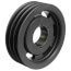 3 Groove Cast Iron Split Taper Sheave, A, B or 5V Belt, 8.28" OD