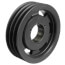 3 Groove Cast Iron Split Taper Sheave, A, B or 5V Belt, 8.88" OD