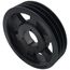 3 Groove Cast Iron Split Taper Sheave, A, B or 5V Belt, 9.68" OD