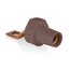 16 Series Taper Nose Single Pole Cam Type Female Terminal Connector, Bus Bar Mount, Offset, #2, 4/0 AWG, 400A Max (Brown)