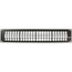 Flat Quickport, Patch Panel w/ Vertical Numbering, 48"port, 2RU (Black) Cable Management Bar Included.