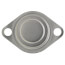 1/2" SPST Manual Reset Flame Rollout Switch, 1/4" QC, 230°F Cut-Out
