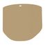 Aluminized Polycarbonate Molded Clear Faceshield Window, 82504-00000