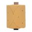 Stikit Gold Paper D/F Disc Roll 216U, 5" x NH 5 Holes P80 A-weight (Pack of 125)