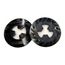 Disc Pad Face Plate Ribbed 81733, 5" Hard Black