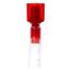 Male, Nylon Heat Shrink, 22-18 AWG, 1/4" Tab Width Wire Disconnect, Red (Pack of 25)