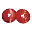 Disc Pad Face Plate Ribbed 81728, 9" Extra Hard Red