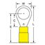 Partially Insulated, 12 to 10 AWG, Crimp Connection Circular Ring Terminal (Pack of 50), 7010319492