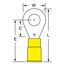 Partially Insulated, 12 to 10 AWG, Crimp Connection Circular Ring Terminal (Pack of 50), 7010349242