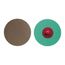 3", Red, Roloc Flexible Diamond Disc 6234J, M74, TR, Die R300V