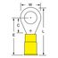 Partially Insulated, 12 to 10 AWG, Crimp Connection Circular Ring Terminal (Pack of 50), 7010397383