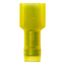 Male, Nylon, 12-10 AWG, 1/4" Tab Width Wire Disconnect, Yellow (Pack of 50)