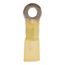 Partially Insulated, 12 to 10 AWG, Crimp Connection Circular Ring Terminal (Pack of 25), 7010397416