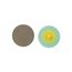 1-1/2" Dia 400 Grit Diamond Quick-Change Disc Roloc TR Yellow, 7100100636