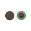 1-1/2" Dia 200 Grit Diamond Quick-Change Disc Roloc TR Red, 7100100697