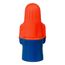 Flame-Retardant, 2 AWG Wing Twist-On Wire Connector, Blue & Orange (Pack of 100)