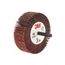 3" Diam x 1" Face Width Medium Ceramic Alumina Coated Mounted Flap Wheel, 7100138162