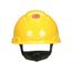 Construction High Visibility & Impact Resistant Full Brim Type 1 Class C 4-Point Suspension Hard Hat Yellow Vented, 7100239986