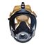 Polyisoprene, Bayonet, Med 5-Point Suspension, Bayonet Connection, Sar Compatible, Full Face Respirator