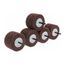 3" dia, 2" Face Width, 60 Grit, Alum. Oxide 1/4" Shank dia, NW, Med, 12,000 Max RPM (Pack of 5)