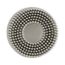 2" 120 Grit Ceramic Tapered Disc Brush Fine Grade, Type R Quick Change Connector, 5/8" Trim Length, 7000000744