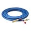 25' High Pressure Straight SAR Supply Hose 3/8, Compatible with V and W Series Air Control Devices and Dual Airline Systems, 7000005374