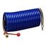 25' High Pressure Coiled SAR Supply Hose 3/8" Inside Diameter, Compatible with High Pressure Compressed Air System, 7000031122