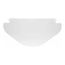 Face Shield Replacement Window, Clear, 9" High, 0.04" Thick, ANSI Z87.1, 7000127236