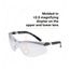 BX Magnifier Safety Glasses, Clear Anti-Fog Lens, Silver & Black Frame, ANSI Z87.1/CSA Z94.3, 7000127663