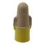 Flame-Retardant, 2 AWG Wing Twist-On Wire Connector, Tan/Yellow, 7000133223