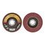 7/8" Hole, 80 Grit, Ceramic, Type 27 Coated, Medium Grade, Cloth-Backed, 13,300 RPM, Flap Disc, 7000148183