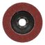 7/8" Hole, 80 Grit, Ceramic, Type 27 Coated, Medium Grade, Cloth-Backed, 12,000 RPM, Flap Disc, 7000148200