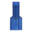Female, Nylon, 16-14 AWG, 1/4" Tab Width Wire Disconnect, Blue, 7010297782