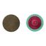 1" 200 Grit Diamond Quick-Change Disc Roloc TR, Red, 7010309472