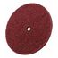12" Dia, 1-1/4" Hole, Fine Grade, Aluminum Oxide Arbor, Maroon, 1900 Max RPM, Deburring Disc, 7010329113