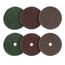 8" Non-Woven Aluminum Oxide Coarse Hook & Loop Disc, 7010329405