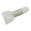 Fully Insulated Nylon, Crimp-On Connection Butt Splice Terminal, Clear (0.83" OAL), 7010349631