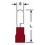22 to 18 AWG Nylon Bullet Connector, Red, 7010397995