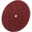12" Dia, 3/4" Hole, Very Fine Grade, Aluminum Oxide Arbor, Maroon, 1900 Max RPM, Deburring Disc, 7100122432