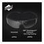 SecureFit, Clear Anti-Fog & Scratch-Resistant Lens, Gray Frame, ANSI Z87.1, 7100128689