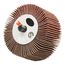 1" Face Width 60 Grit Aluminum Oxide Mounted Flap Wheel, 25,000 Max RPM, 7100178230