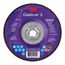 5" Precision Shaped Ceramic Depressed-Center Wheel 1/4" Thick 36 Grit Type 27, 5/8-11 Thread, 7100312967
